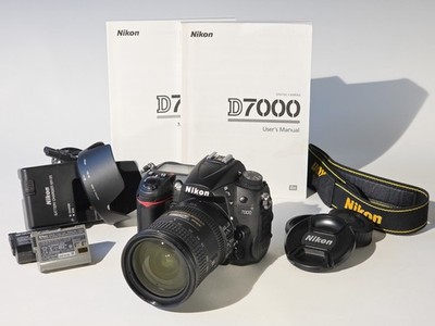 Nikon D D7000 16.2MP Digital SLR Camera - Black (Kit w/ AF-S DX ED