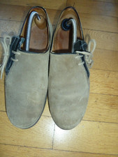 braune Haferlschuhe, Gr. 8=42, Wildleder, mit Fussbett