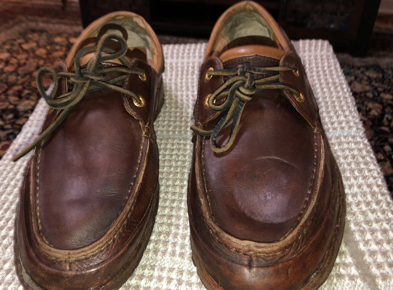 Sperry Gold Cup ASV Boat Shoes Mens 10~Brown w/New Sperry ASV Insoles~FREE SHIP!