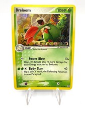 Pokemon Card Breloom EX Emerald 22/106 Uncommon Holo Stamped ENG EXC on eBay
