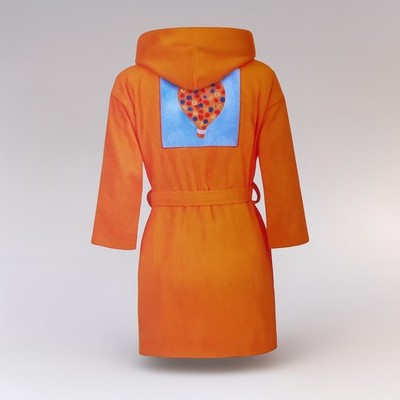 BASSETTI Big Balloon children's bathrobe with hood in terrycloth