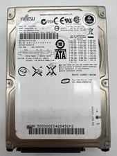 Fujitsu MHW2120BK G2 120GB 2.5" SATA HDD Laptop Hard Drive Tested 2008