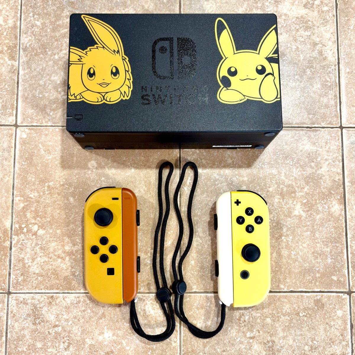 Pokemon Let's Go Eevee Pikachu OEM Nintendo Switch Joy-Con (L)/(R