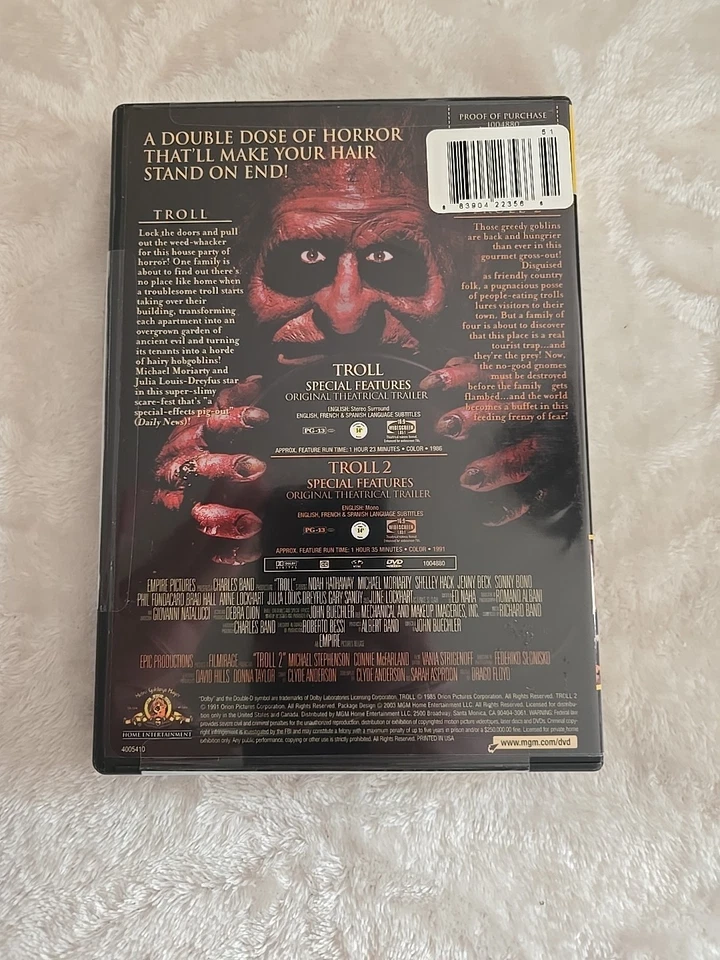 Troll/Troll 2 DVD 1986 Pre-Owned - Image 2 of 3
