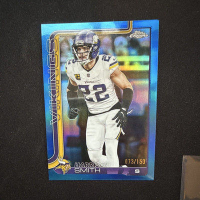 2025 Topps Chrome Football - Harrison Smith Vikings #204 /150