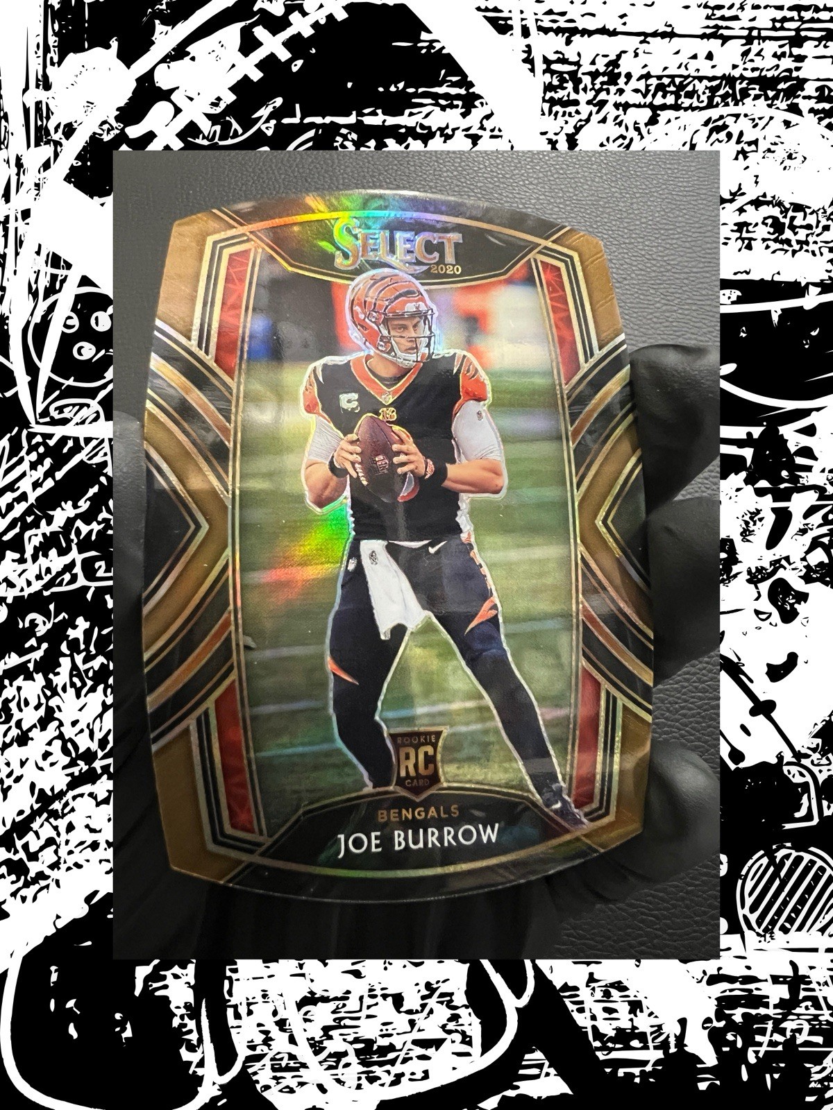 2020 Select JOE BURROW /355 ROOKIE COPPER PRIZM RARE Die Cut Club Level RC