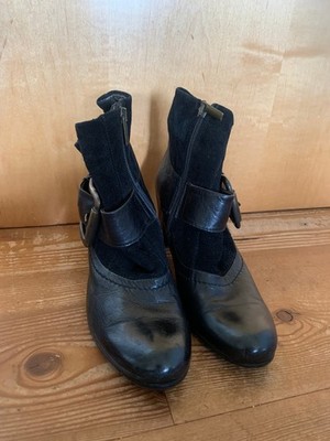 Stiefelette Vero Cuoio Größe 37 schwarzes Leder ''Gixus'' super erhalten, günstig