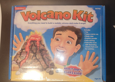 NEW Build Your Own Volcano Kit Lakeshore Learning STEM Science Paper Mache
