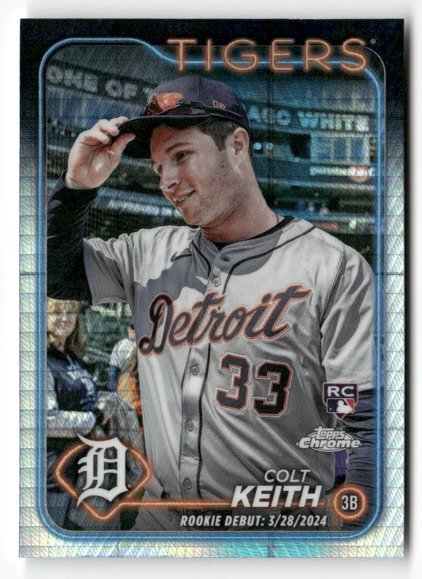 2024 Topps Chrome Update Prism Refractor #USC178 Colt Keith Rookie Debut