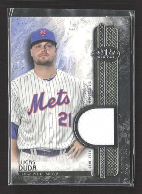 2016 Topps Tier One Lucas Duda #T1R-LD Jersey /399