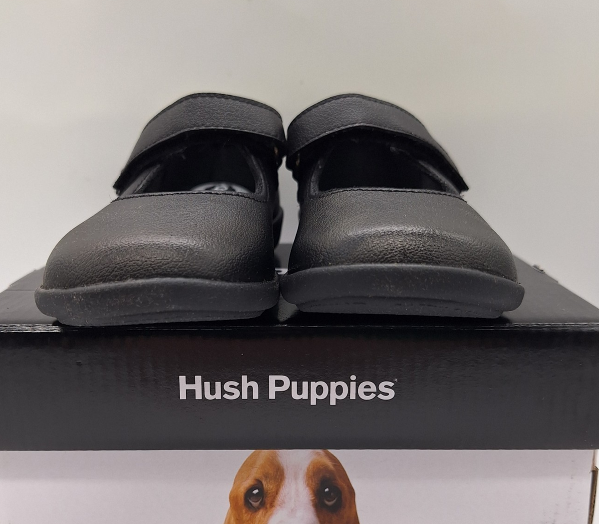 Hush Puppies Girls Lexi Leather Mary Jane Black Uniform Dress Shoes 11