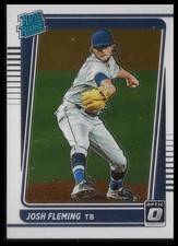 Josh Fleming 2021 Donruss Optic Rated Rookie Card!!