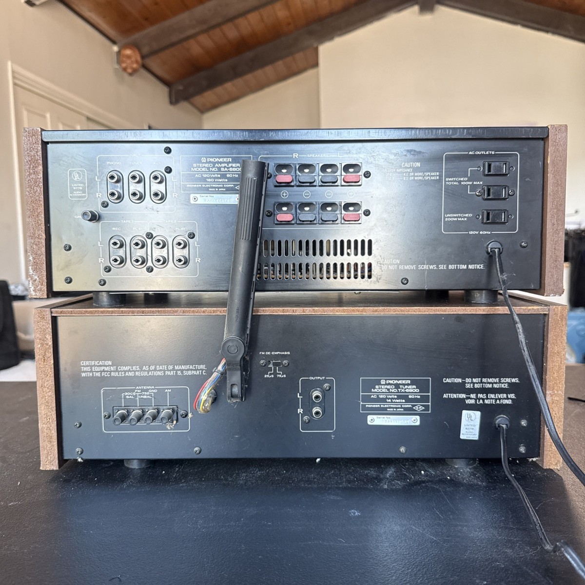 Pioneer SA-6800 Stereo Integrated Amplifier TX6800 TUNER | eBay