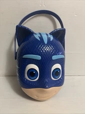 PJ Mask  Cat Boy Plastic Halloween Candy Bucket Easter Basket Rare Fast Shipping