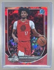 2025 Bowman Chrome Sapphire Basketball Red Shaedon Sharpe #BCV-110