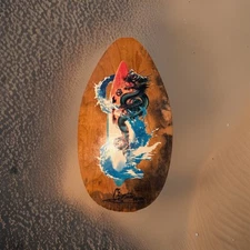 Retro Chinese Dragon Style Skimboard By Skim Lizard Pro Series 2004