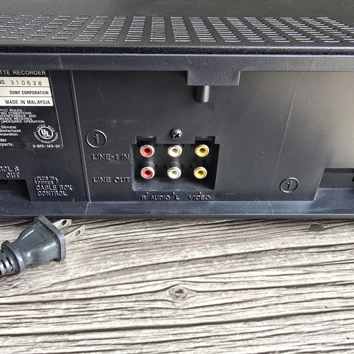 Sony SLV-775HF Hi-Fi Stereo 4-Head VCR Player Recorder & Remote Tested Excellent - Picture 8 of 13