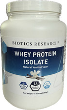 Biotics Research - Whey Protein Isolate - Vanilla (16oz)