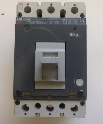 ABB S3N-2P-80 E93565 CIRCUIT BREAKER 2POLE UNIT 80A