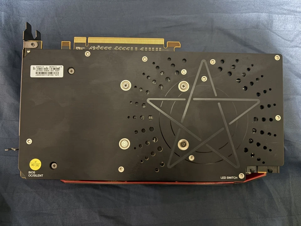 PowerColor RED DEVIL Radeon RX 590 OC 8GB DDR5 HDMI DVI Graphics GPU AMD - Image 2 of 4