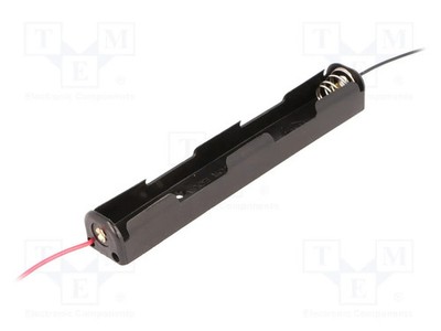 Leitungen AA,R6 Anz.Bat: 2 150mm schwarz Behälter