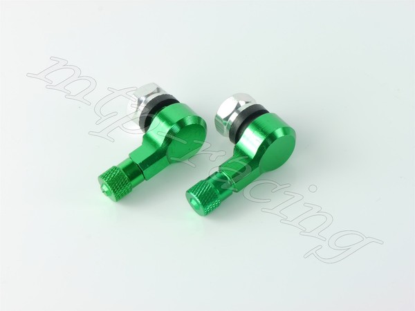 Cnc Alu Winkelventil 90 Grad Suzuki Rg 250 Gamma HM31A 1985-1987 GrüN-image