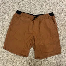 Eddie Baver Mens Adventure Elastic Waist Slash Pocket Rust Bermuda Shorts XLarge