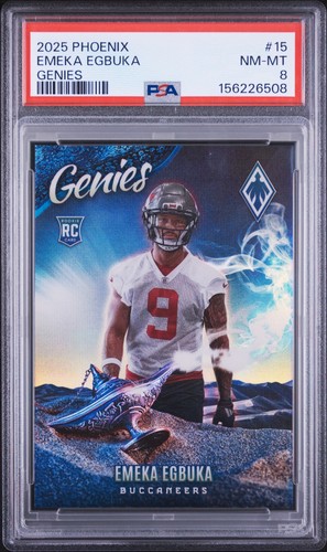 Emeka Egbuka #15 2025 Panini Phoenix Genies card