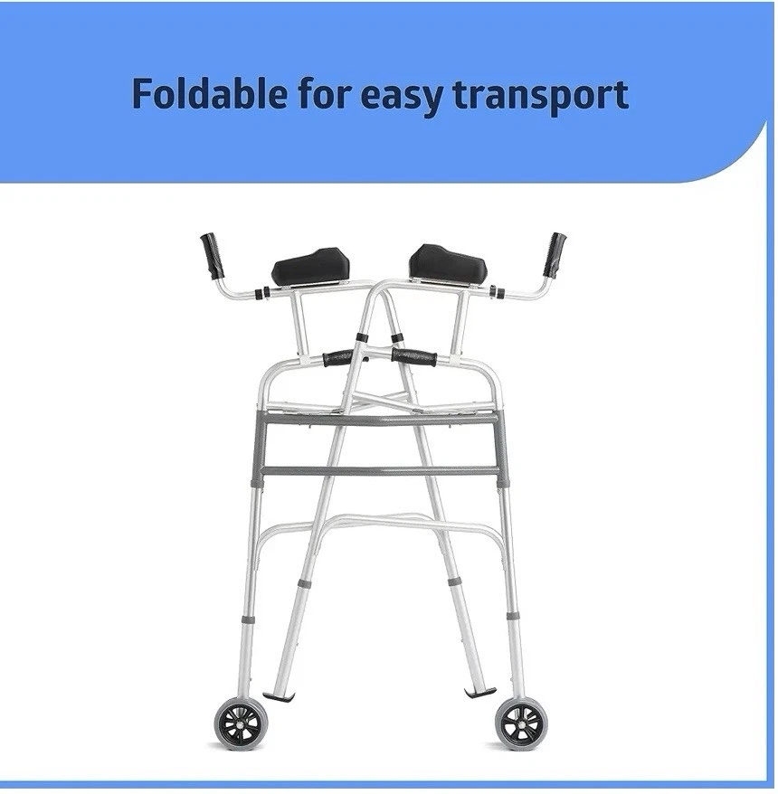 Andador con ruedas para adultos Foto 3 de 4