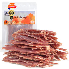 ASMPET Dog Duck Jerky Treats, Made with 100 Real 1.38 Ounce Pack of 8
