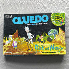 Hasbro Cluedo Rick and Morty Back in Blackout Board Game Custom Movers