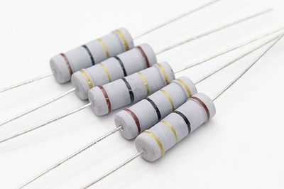 10pcs 0.1-10ohm 2W Speaker Crossover Color Ring Resistance Carbon Film Resistor 