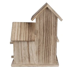 Wooden Birdhouse Small Outdoor Garden Bird Nesting Box Bird House Pet Supplies