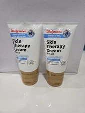Lot 2-Walgreens Skin Therapy Cream with Aloe- For Extra Dry Skin Exp 6/27 HB3