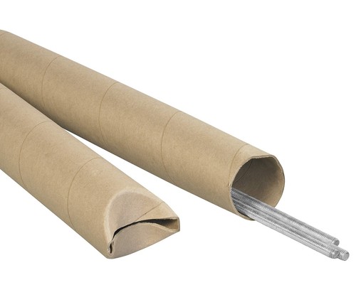 Snap Seal Kraft Mailing Tubes, 3 x 12 Inches, Pack of 24, for Shipping, Stori... - Picture 3 of 4