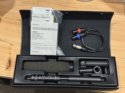 Sony Stereo Shotgun Microphone ECM-680S - 5-Pin Male XLR out & (2) 3pin Y Cable