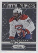 2013-14 Panini Prizm Pivotal Players PK Subban #PP-15 0a1