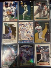 9 Card Lot Raul Mondesi  Los Angeles Dodgers  A14