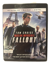 Mission: Impossible Fallout 4K Ultra HD HD Combo Blu-ray LIKE NEW