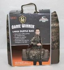 Mossy Oak Game Winner Outdoor Large Duffle Bag Dry Mat 17.5" X 36" X 18" NEW