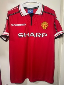 正規品 マンチェスター・ユナイテッド 98-00 ホーム バット Y2K 正規品98-00 Manchester United Beckham #7】 - メルカリ