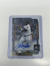 2015 Bowman Draft #BCA-JN Chrome Draft Pick Autographs Josh Naylor Auto AU