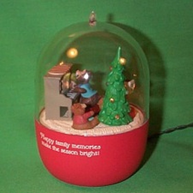 'Jingle Bears' 'Magic Light, Motion, Music' Series NEW Hallmark 1991 Ornament