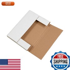 BOX USA Shipping Boxes Flat 12.125"L x 9.125"W x 1"H 50-Pack