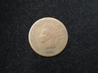 1873 Open 3 Indian Head Cent Good 401217