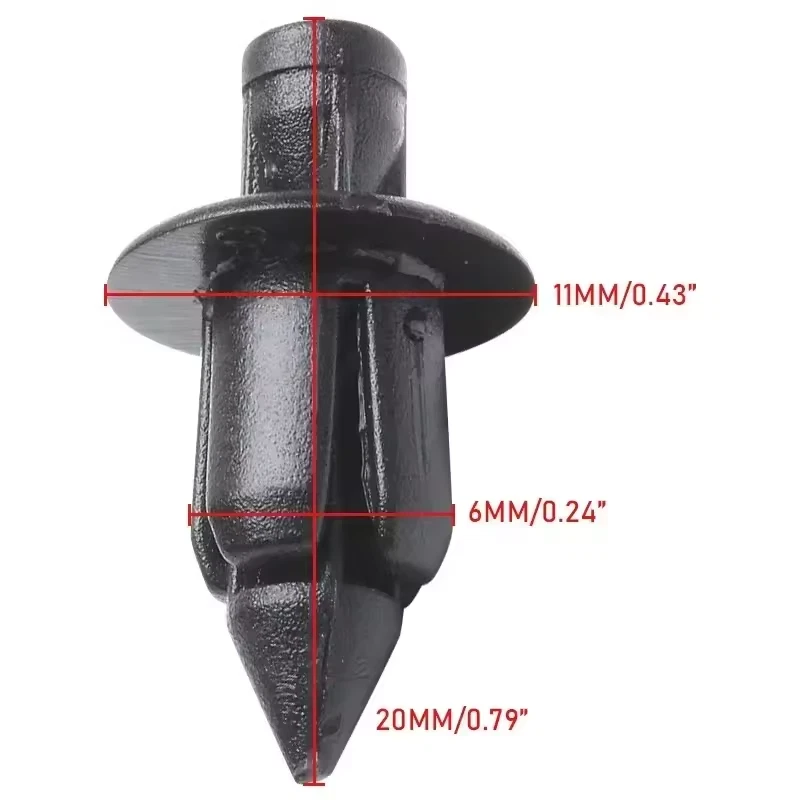 20x Clip Rivetti CARENE per Honda Compatibile Universale - Honda SH 125/150/350 - Immagine 4 di 4