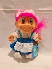 Russ Vintage Trolls Around the World Holland Pink Hair 5”