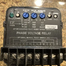 INSTRUMENT TRANSFORMERS LPVR-480 PHASE VOLTAGE MONITOR RELAY 360-500V 3PH 60HZ