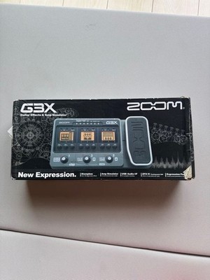 ZOOM G3X Guitar Multi Effects Pedal Amp Simulator Looper Tested Japan Used