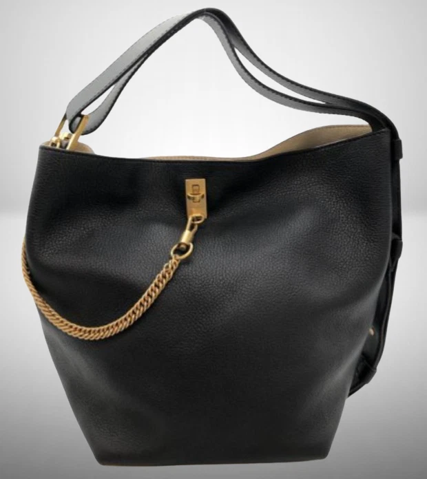 Givenchy — Givenchy Authentic GV Bucket Black Shoulder Bag Handbag Tote Formal Business